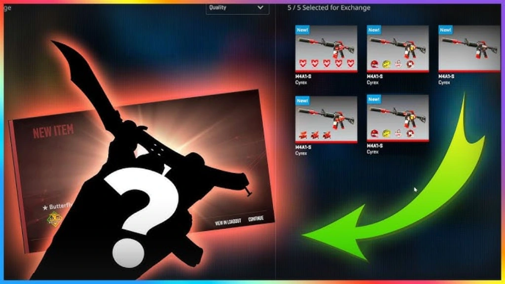 Контракты ножей и перчаток в CS2