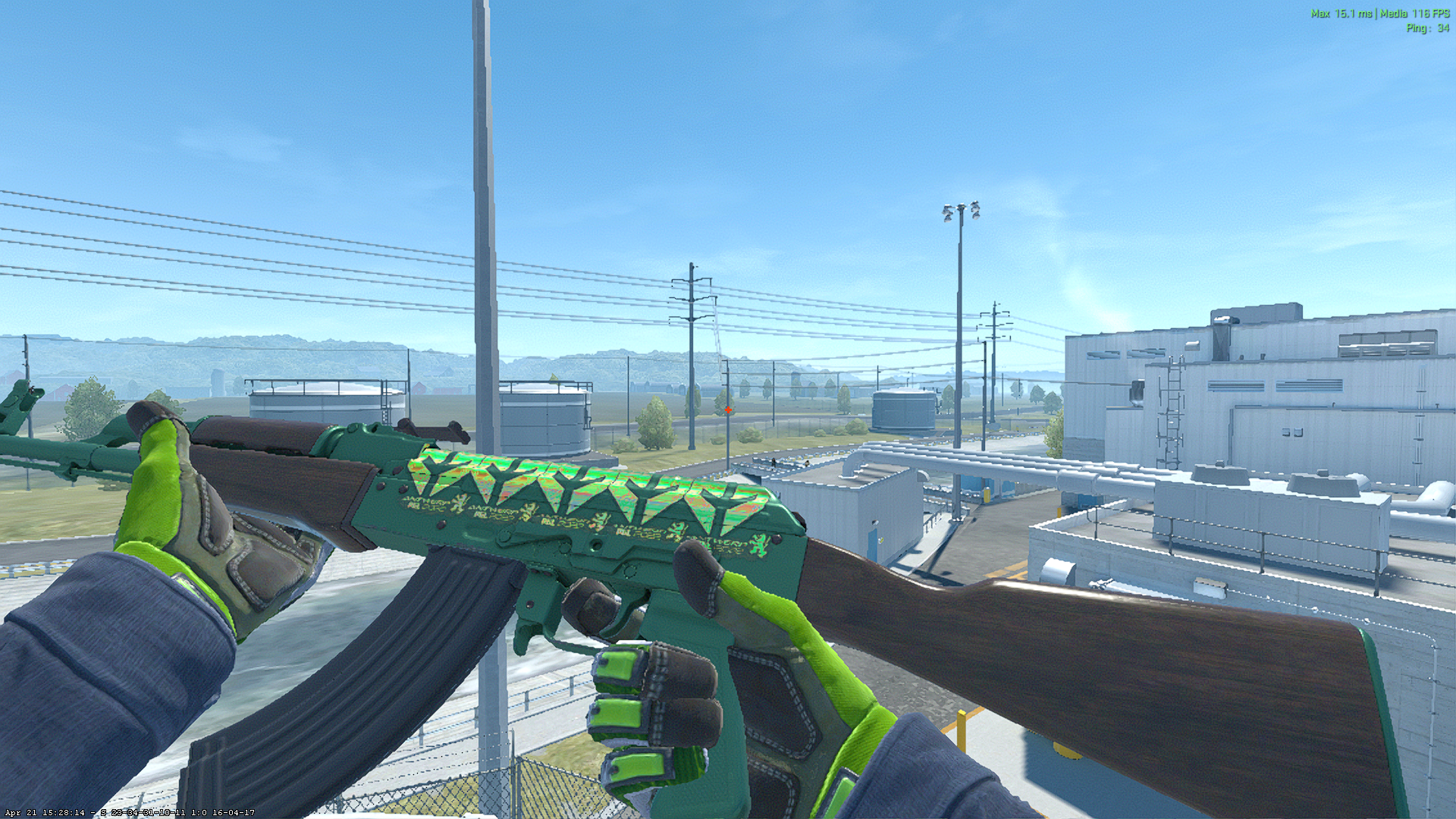 Лучшие зелёные скины в CS2